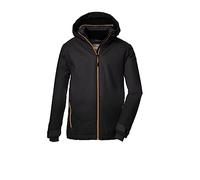killtec Niño Chaqueta de esquí impermeable/funcional con capucha y paranieves. KSW 177 BYS SKI JCKT, anthracite, 152, 39899-000