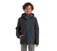 killtec Niño Chaqueta funcional con capucha/chaqueta de invierno impermeable KOW 159 BYS JCKT, black blue, 140, 40915-000