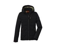 killtec Niño Chaqueta híbrida/chaqueta outdoor con capucha KOW 132 BYS JCKT, black, 152, 39874-000
