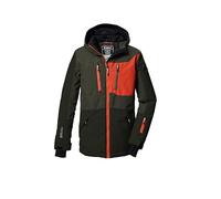 killtec Niños Chaqueta de esquí/chaqueta funcional con capucha y protección contra la nieve KSW 397 BYS SKI JCKT, oliv, 152, 42288-000