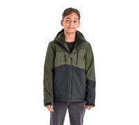 Killtec Boy's Chaqueta outdoor/chaqueta funcional con capucha KOW 204 BYS JCKT, dark olive, 152, 38686-000