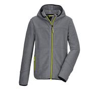 killtec Niños Chaqueta polar de punto/chaqueta polar con capucha KOW 364 BYS KNTFLC JCKT, anthrazit melange, 128, 42157-000