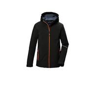 killtec Niños Chaqueta softshell/chaqueta de exterior con capucha KOW 366 BYS SFTSHLL JCKT, schwarz, 152, 42161-000