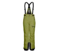 Killtec Niños Pantalones de esquí/Pantalones funcionales con Peto con Cremallera, protección de los Bordes y protección contra la Nieve KSW 195 BYS SKI PNTS, Khaki, 164, 43479-000