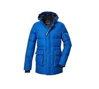 killtec Niños Parka acolchada/parka con capucha KOW 375 BYS QLTD PRK, dunkel stahlblau, 128, 42168-000