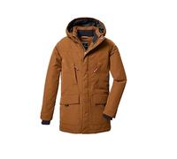 killtec Niños Parka funcional/parka impermeable con capucha KOW 378 BYS PRK, braun, 164, 42171-000