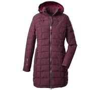 killtec Skane Wmn Parka acolchada con capucha desmontable para mujer en estilo plumífero
