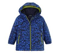 Killtec Unisex Chaqueta de esquí/chaqueta funcional con capucha y protección contra la nieve FISW 2 MNS SKI JCKT, neon blue, 74/80, 38913-000