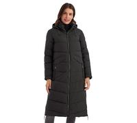 Killtec Women's Abrigo de invierno/abrigo de plumón con capucha KOW 62 WMN QLTD CT, black, 46, 38642-000