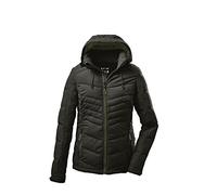 Killtec Women's Chaqueta acolchada con capucha con cremallera KOW 149 WMN QLTD JCKT, dark olive, 42, 37420-000