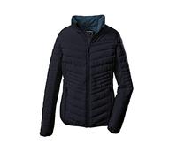 Killtec Women's Chaqueta/chaqueta acolchada en look plumífero con cuello alto KOW 60 WMN QLTD JCKT, dark navy, 36, 38640-000