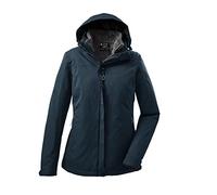 Killtec Women's Chaqueta funcional/chaqueta de exterior 3 en 1 con capucha con cremallera y chaqueta polar con cremallera KOW 168 WMN JCKT, petrol, 40, 37948-000