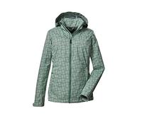 killtec Women's Chaqueta softshell/chaqueta outdoor con capucha con cremallera KOS 90 WMN SFTSHLL JCKT, light pistachio, 50, 39140-000
