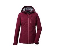killtec Women's Chaqueta softshell/chaqueta outdoor con capucha KOS 89 WMN SFTSHLL JCKT, dark rose, 36, 39138-000