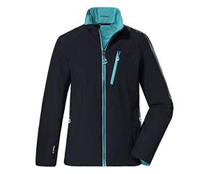 Killtec Women's Chaqueta softshell/chaqueta reversible, plegable KOW 100 WMN JCKT, dark navy, 36, 38590-000