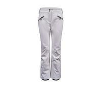 KILLTEC Thônes WMN Ski Sftshll PNTS esquí/Pantalones Softshell con Protector de Nieve, Women's, Blanco, 38