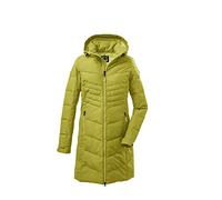 Killtec Women's Parka acolchada con capucha con cremallera KOW 150 WMN QLTD PRK, pistachio, 36, 37421-000