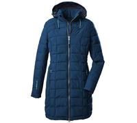 Killtec Womens Parka de plumón con Capucha con Cremallera - Skane WMN Quilted PRK, Azul Oscuro, 38, 35618-000