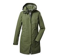 killtec Women's Parka funcional de 2 1/2 capas/parka con capucha con cremallera KOS 93 WMN PRK, olive, 34, 39143-000