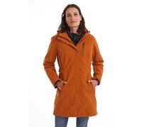Killtec Women's Parka funcional/parka con capucha con cremallera KOW 165 WMN PRK, dark curry, 38, 37726-000