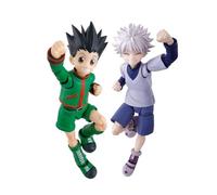 Killua zaoldyeck 2 piezas figura anime personaje Killua zaoldyeck 2 piezas modelo 13,5 cm modelo de acción anime personaje anime colecciones circundantes, decoraciones de dormitorio