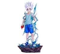 Killua Zoldyck - Figura de anime de 21,5 cm, figura de acción coleccionable para los fanáticos, modelo de PVC, estatua decorativa de mesa