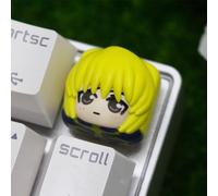 Killua Zoldyck Keycap for Mechanical Keyboard Anime GON·Freecss/Kurapika Keycaps 3D Keycaps Resinoso Gaming Keyboard Replacement Accessories Regalos para fans