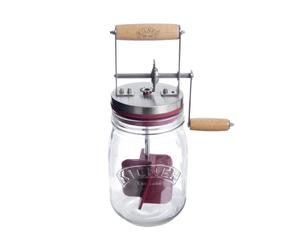 Kilner Batidora Manual Para Mantequilla 1 Litro Tarro De Vidrio