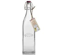 Kilner - Botella vintage, vidrio, Transparente, 8.1999999999999993 x 8.1999999999999993 x 31.8 cm