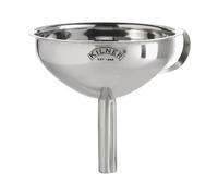 Rayware Kilner - Embudo con colador (acero inoxidable), color plateado