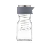 Kilner Juego de aderezos para ensaladas, botella de 0,5 L, para crear aderezos caseros, vinagretas y salsas, apto para lavavajillas, incluye folleto de recetas y tapa de una pieza para almacenamiento