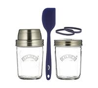 Kilner Juego de iniciación de masa madre con 2 tarros de vidrio con tapa