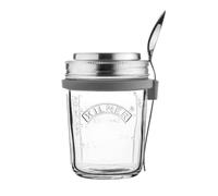 Kilner Molinillo de café, juego de tarros de desayuno 0,35 litros