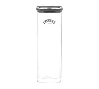 Kilner Recipiente de almacenamiento de vidrio hermético de 2 litros, tapa duradera de sellado al vacío, tarro sin BPA para almacenamiento de alimentos, cereales, palitos de pan, productos secos