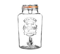 Kilner Recipiente de vidrio Kilner con grifo 5 l Transparente