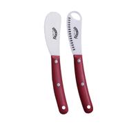 Kilner Set de cuchillos para mantequilla Kilner Rojo-acero inoxidable