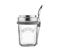 Kilner Set de desayuno cuenco de vidrio + cuchara 0.35 L