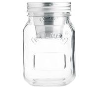 Kilner Snack On The Go-Tarro de 0,5 litros de Capacidad, Cristal, Merienda sobre la Marcha, 0,5 L