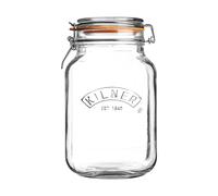 Kilner Tarro cuadrado con cierre de clip Kilner Transparente. 2 L