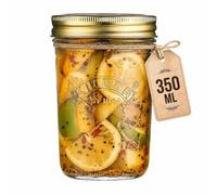 Kilner - Tarro de conserva de Boca Ancha, Vidrio, Transparente, 0.35 Litre