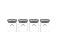 Kilner Tarros de especias Kilner FRESH Transparente-gris. 4-pack. 160 ml