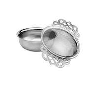 Kilo D13 - Colador de doble brazo de acero inoxidable con colector de goteo para tés de hojas sueltas, transparente, verde, negro