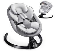 Kiloston Hamaca Bebe Electrica - Mecedora Bebe Electrica Con APP Y Bluetooth, 5 Velocidades Y Control Remoto - 5 Vitesses de Balançoire, 12 Musiques