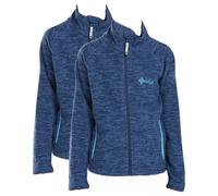 Kilpi Alacant, chaqueta polar, pack de 2, junior, azul oscuro 98 Dark Blue