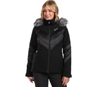 Kilpi Lin, Chaqueta de esquí, Tallas grandes, Mujer, Negro 48(4XL)