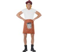 Kilt de Cuadros Adultos Escocés Comedia See You JIMMY Krankies Disfraz
