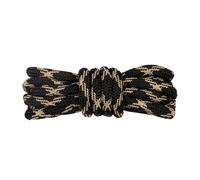 Kilter Cordones antideslizantes resistentes de alta calidad para botas de caminar, senderismo, trabajo, puntera de acero, al aire libre, zapatos de trail running y zapatillas, negro y beige, 180cm -