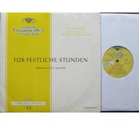 Kim Borg - FÜR FESTLICHE STUNDEN / Bekannte Chöre und Soli / Sonderauflage für die Mitglieder des Bertelsmann Schallplattenringes / 1959 / Schrifthülle mit ORIGINAL Kunststoff-Innenhülle / Deutsche Grammophon Gesellschaft # J 73 103 / Deutsche Pressung / 10" Vinyl L