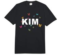 Kim - Hermoso Nombre con Mariposas Comfort Colors Adult Heavyweight T-Shirt