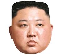 Kim Jong-un (Black Hair) Mascaras de personajes famosos, caras de carton